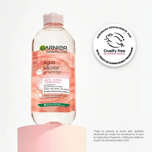Garnier Skin Active Agua Micelar De Rosas, 400 Ml
