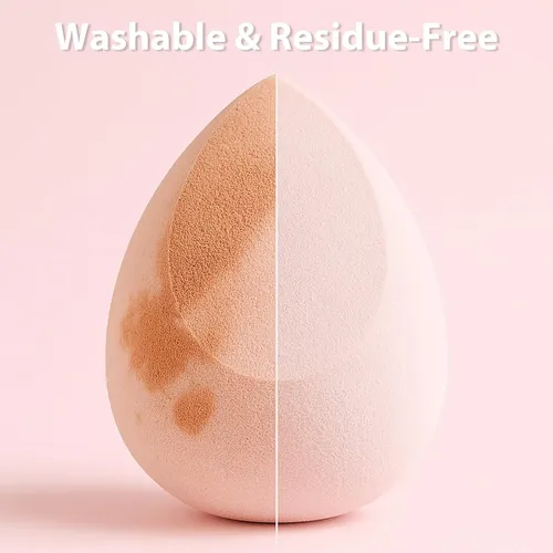 Makeup Sponge 7 Pcs Vegan Cruelty Free Blender Multi Colored Rosa