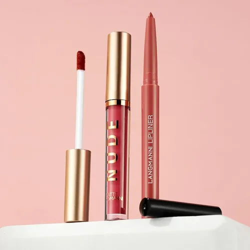 Set 12 Labiales Lápiz Delineador Jolilab Nude/lápiz +