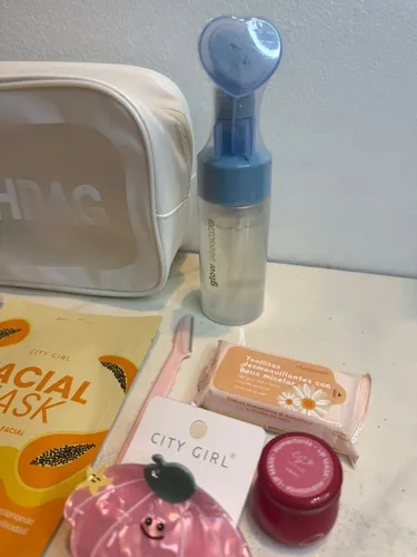 Rutina Limpieza Facial Skincare Con Neceser Kit City Girl