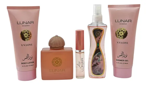 Set De Perfumes Mujer Body Lotion Shower Gel Body Mist X5