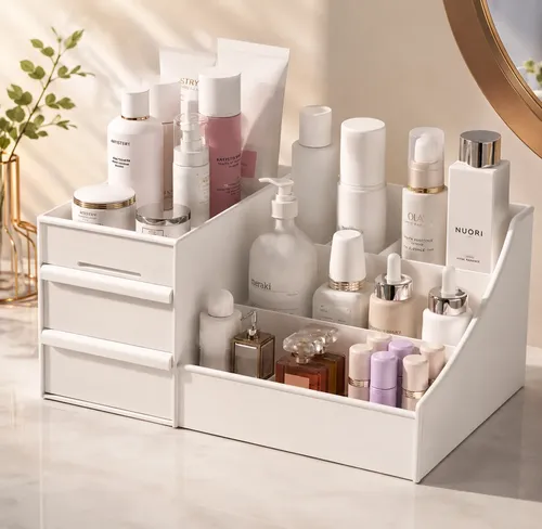 Organizador Maquillaje Cremas Escritorio  Cajones Cosméticos