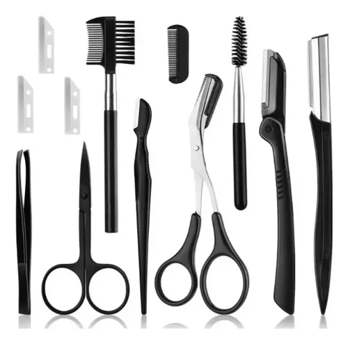 For 12 Uds Herramientas For Cejas Pinzas Tijeras De //lks