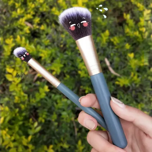Set De Brochas Soft Contour Brush Highlight, Herramientas De