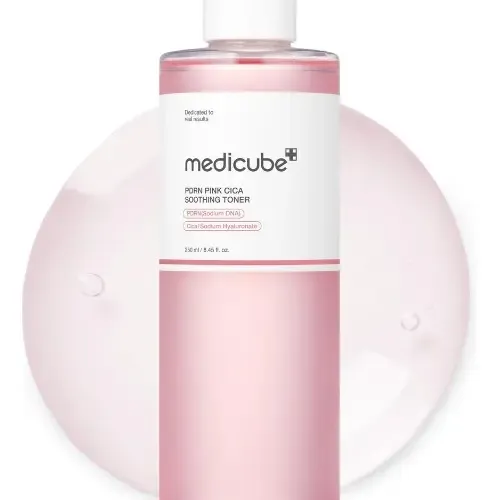 Tónico Medicube Salmon Dna Pdrn Pink Cica Calmante 250 Ml