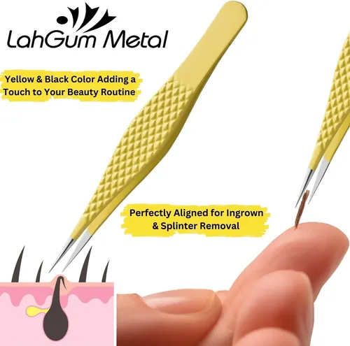 Pinza Punta Fina Precisión Para Cejas Y Extracción
