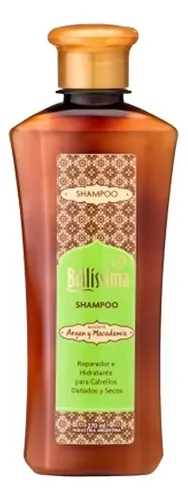 Shampoo Argan Cabellos Secos Dañados Bellissima 270 Ml