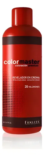 Revelador Agua Oxigenada Oxidante Colormaster Fidelite 20 V.