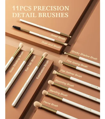 Set De Brochas De Maquillaje Prof. Bestope Pro 17 Piezas