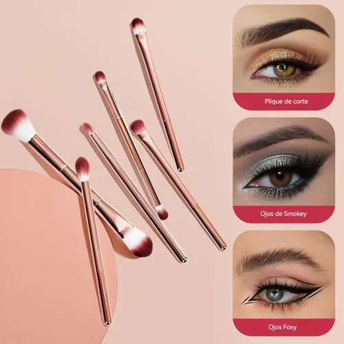 Set De 12 Pinceles Para Todo Tipo De Maquillaje