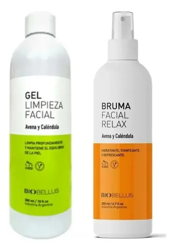 Set Gel De Limpieza Más Bruma Facial Relax Biobellus