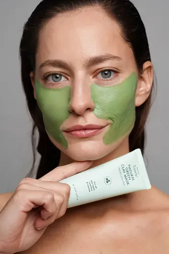 Coony Mascarilla Facial Natural Green Clay Con Arcilla De Ma
