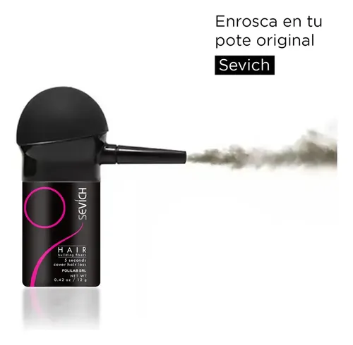 Fibras Capilares 12gr + Aplicador Pump + Peine Caida Cabello Rubio/blonde