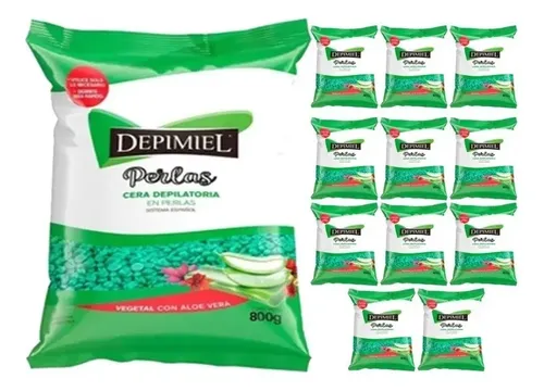 Cera Depilatoria En Perlas Depimiel Sistema Español 800g X12