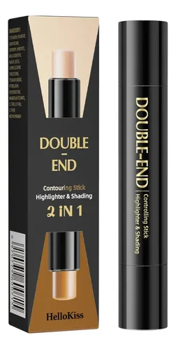 Hellokiss Barra Doble Contorno Iluminador Perlado Natural