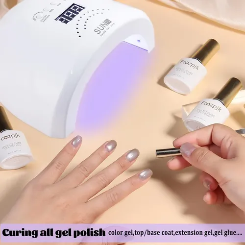 Secador De Uñas Uv Led 48w Jinfei Con 30 Perlas Y