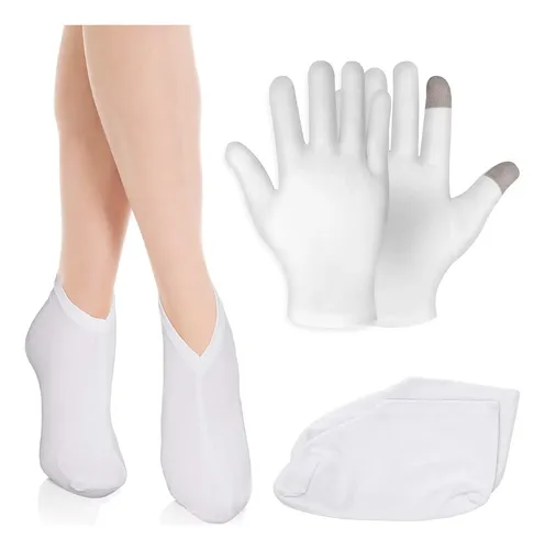 Guantes Y Medias Humectantes Para Piel Seca Y Agrietada