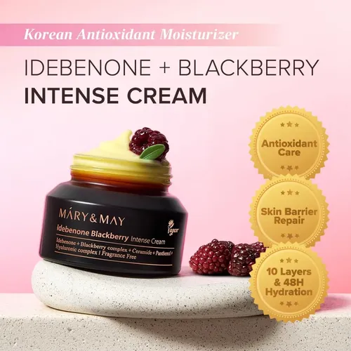 Zzhcrema Mary&may Idebenone Blackberry – Para Piel Seca Y Op