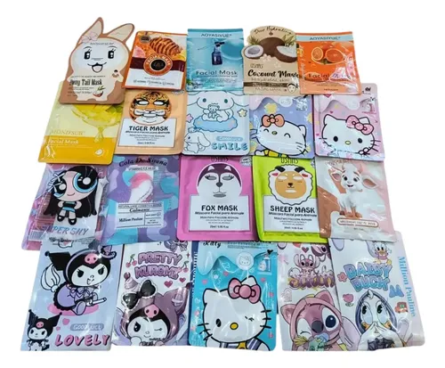 Mascarillas Faciales Hidrantes Modelos X 10 Infantil