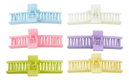 Broches De Pelo Multicolor Ideal Souvenir Pack 6 Unidades