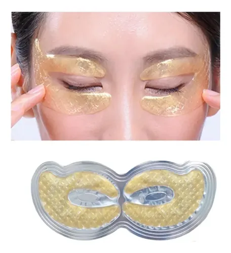 Mascarilla Antifaz Colágeno Hidratante Párpados Ojos Ojeras Tipo De Piel Mixta