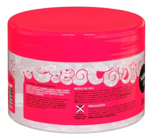 Salon Line To De Cacho Gelatina Fijación Fuerte Rulos 300gr