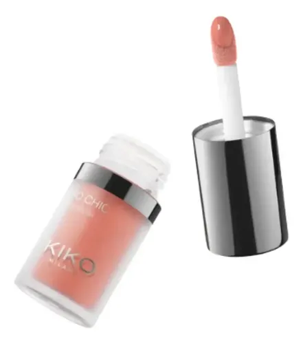 Rubor liquido Kiko Milano So Chic Trio Blush 3 En 1 tono 02 Velvet Peach