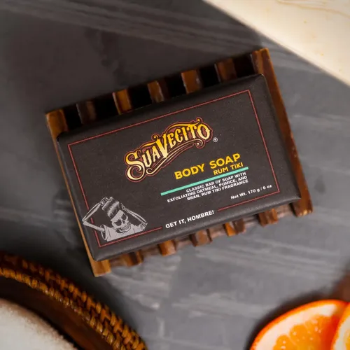 Jabón Corporal Suavecito Rum Tiki Hidratante 170 G, Paquete