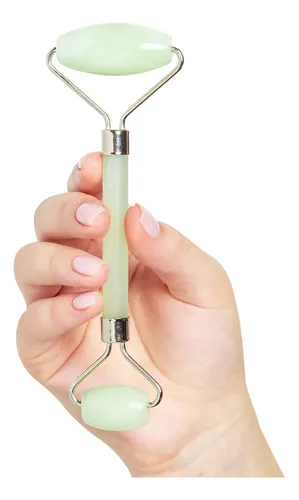 Jade Roller Plum Beauty Mejora El Tono De La Piel Y La Circu