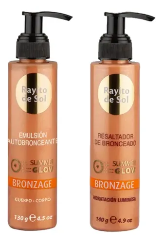 Rayito De Sol Emulsion Autobronceante + Resaltador Bronceado