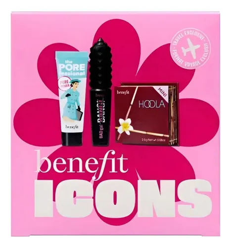 Benefit Mini Kit Icons Rubor-máscara De Pestañas-primer