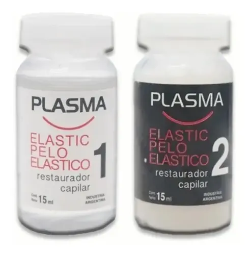 Ampollas Plasma Elastic Keratina Ginseng 1 Y 2