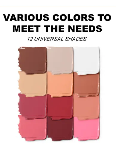 Paleta De Rubor Facial 6 Tonos Maquillaje Rosa