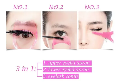 Aplicador Protector De Máscara De Ojos Lash Card Cosmetics B