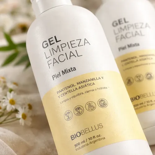 Gel Facial Limpiador Piel Mixta 300ml Biobellus