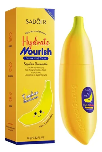 Crema Hidratante De Manos Con Escualano Y Plátano 80 G