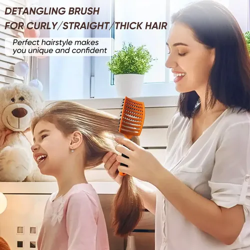 Cepillo De Pelo Kertiberif Boar Bristle Deenredling, Paquete