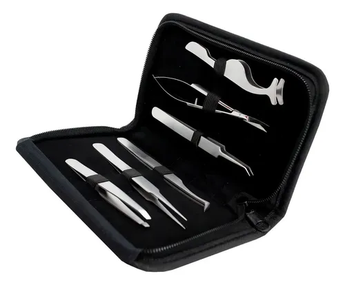 Eyelash Kit Herramientas Tratamientos Pestañas Pinzas Elk1