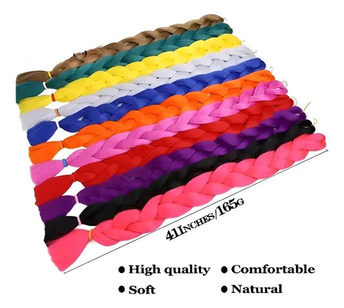 Extensiones Pelo Kanekalon Termico Jumbo Trenzas 1m 165g