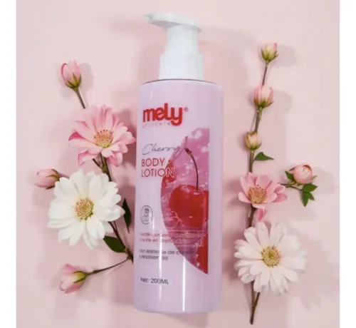 Kit Skincare Mely Cherry Serum + 10 Parches + Loción Body