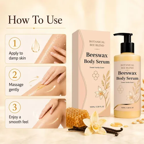 Sérum Corporal Hidratante De Cera De Abejas, Jojoba Y Ricino, 100 No