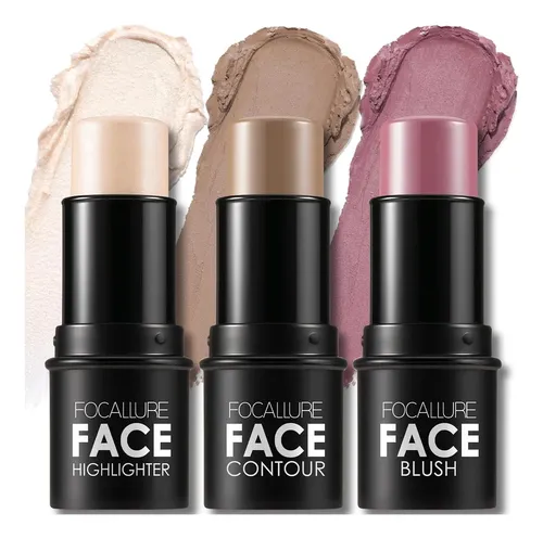 Focallure Kit Contorno Crema 3 Piezas Light-skin