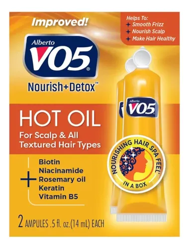Tratamiento Acondicionador Alberto Vo5 Hot Oil Weekly 2×7 Ml