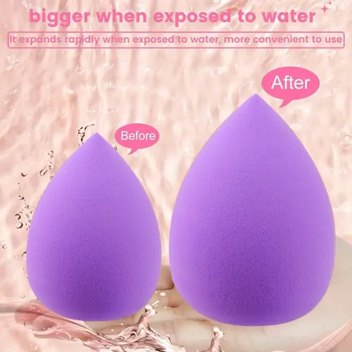Set 40 Piezas Brochas Y Esponjas De Maquillaje Profesional