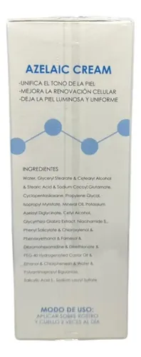 Crema Azelaic Zine 70g Antimanchas Para Todo Tipo Piel