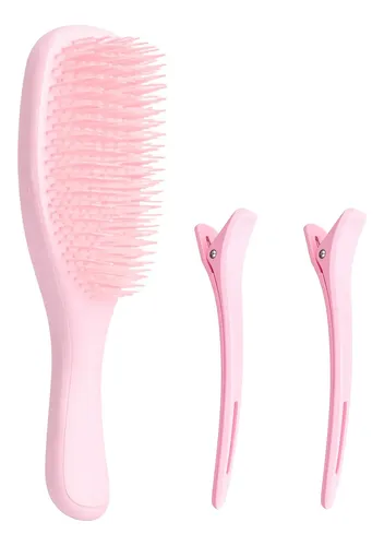 Cepillo Para Desenredar Antifrizz + 2 Pinzas Para Cabello