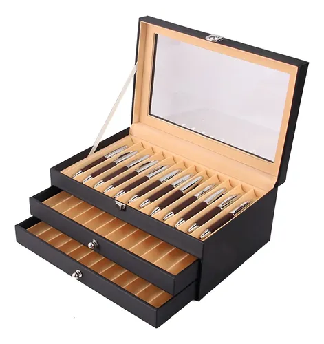 Estuche Organizador Para Colección De Plumas, 1 Unidad