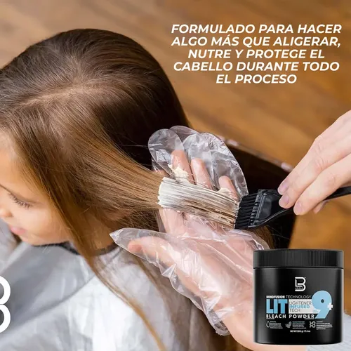 Polvo Decolorante L3 Level 3 Con Proteínas Y Aceites 500g