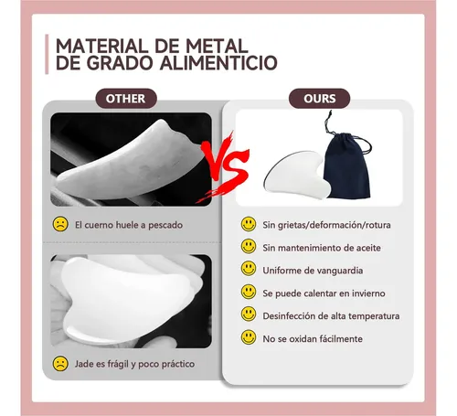 2pcs Gua Sha, Herramienta De Guasha Facial, Gua Sha Facial