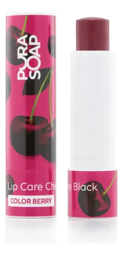 Bálsamo Labial Hidratante Con Color Blackberry Pura Soap